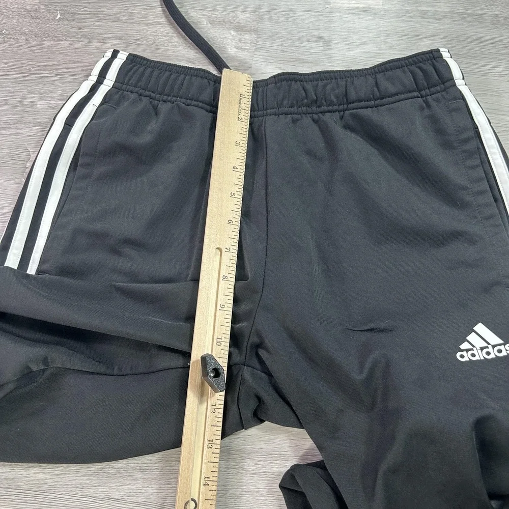 Adidas Primegreen Track Pants Mens Small Black 3 Stripe‎ Elastic Athletic H46110